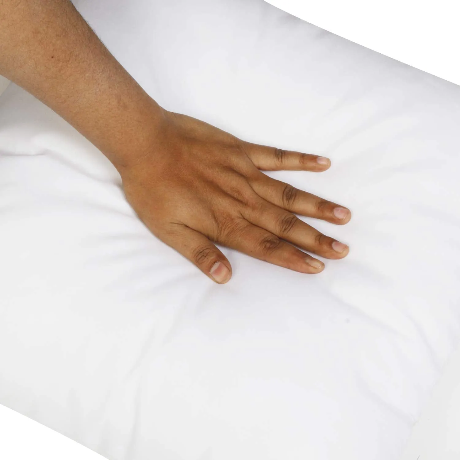 CLASORA Fiber Pillow (61 x 41 inch, White)- 2 Pieces