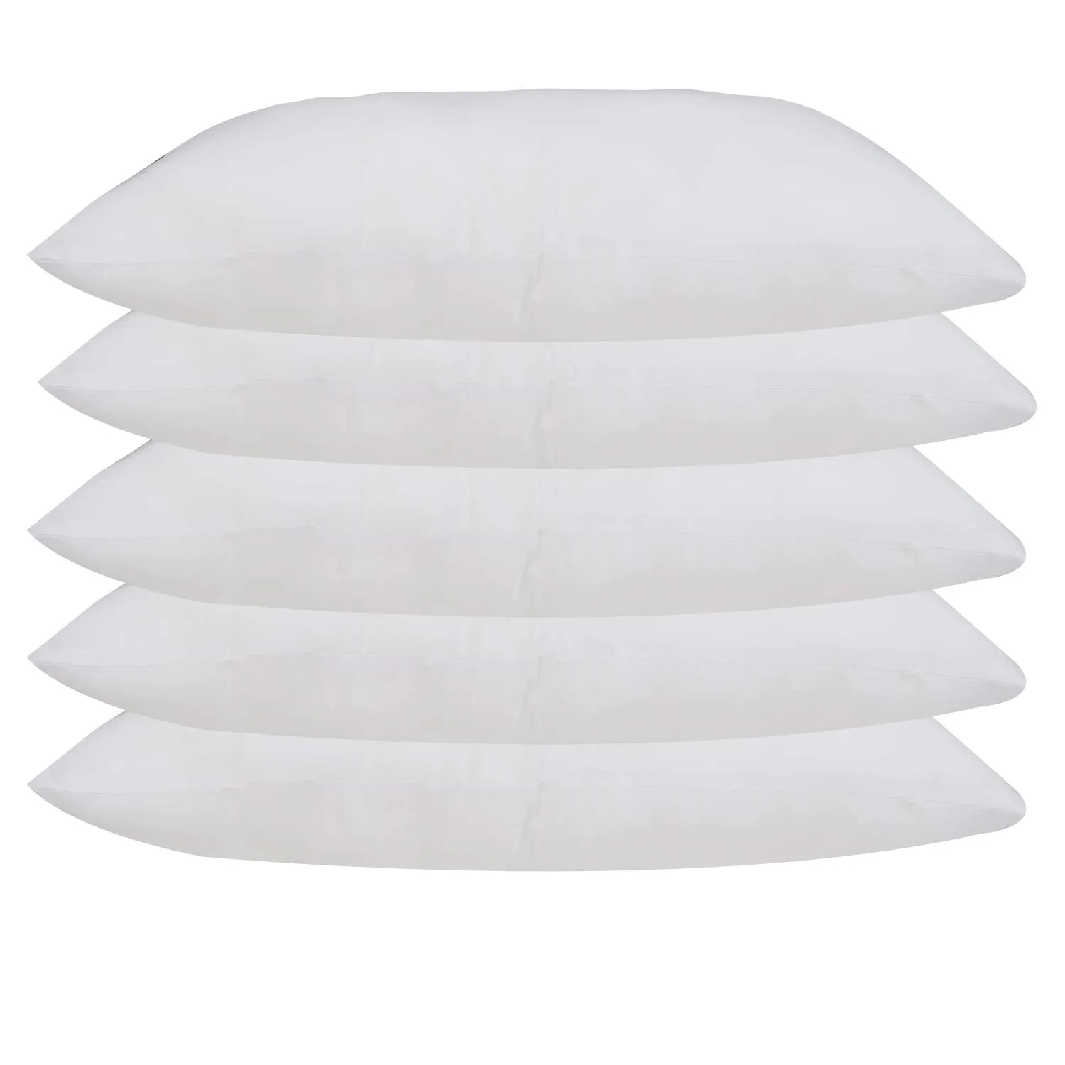 CLASORA Reliiance Fibre Filled 5 Piece Pillow Set - 69" x 43", Antique White