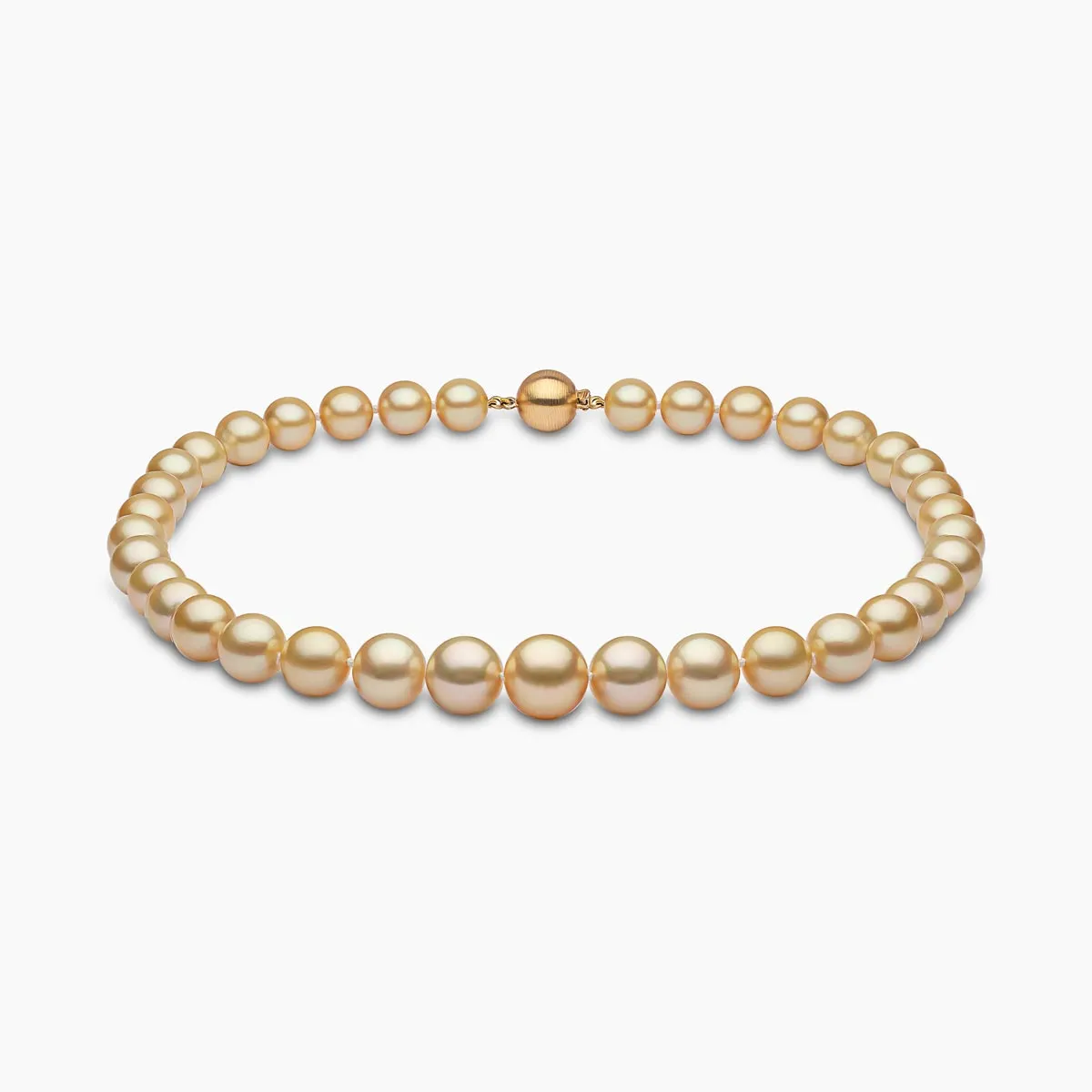 Classic 18K Gold Indonesian South Sea Pearl Strand Necklace