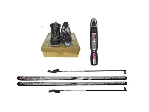 classic Adult NNN Cross Country Ski Package, 157cm (for Skiers 90-120 lbs.)