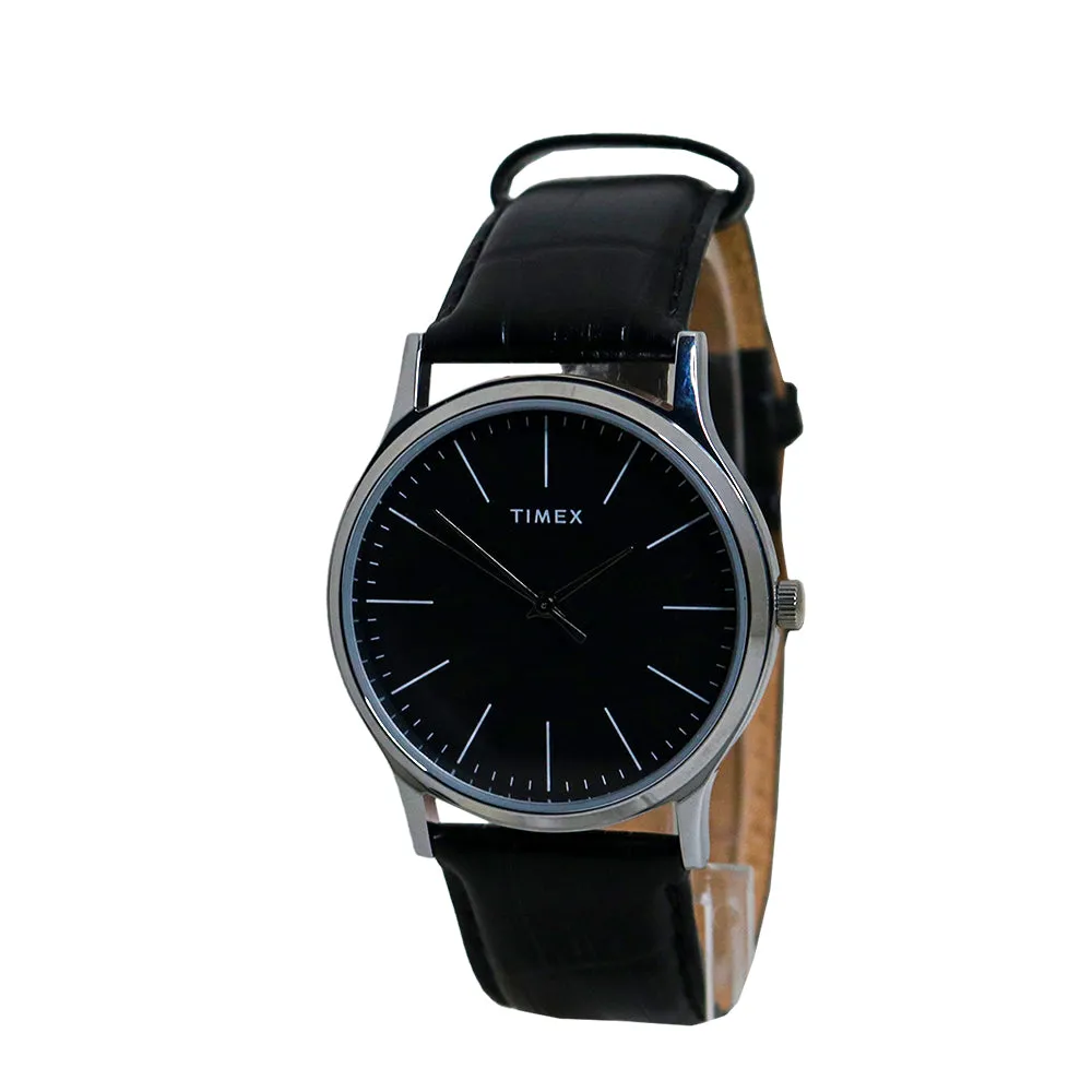 Classic Analog 3-Hand 39mm Leather Band