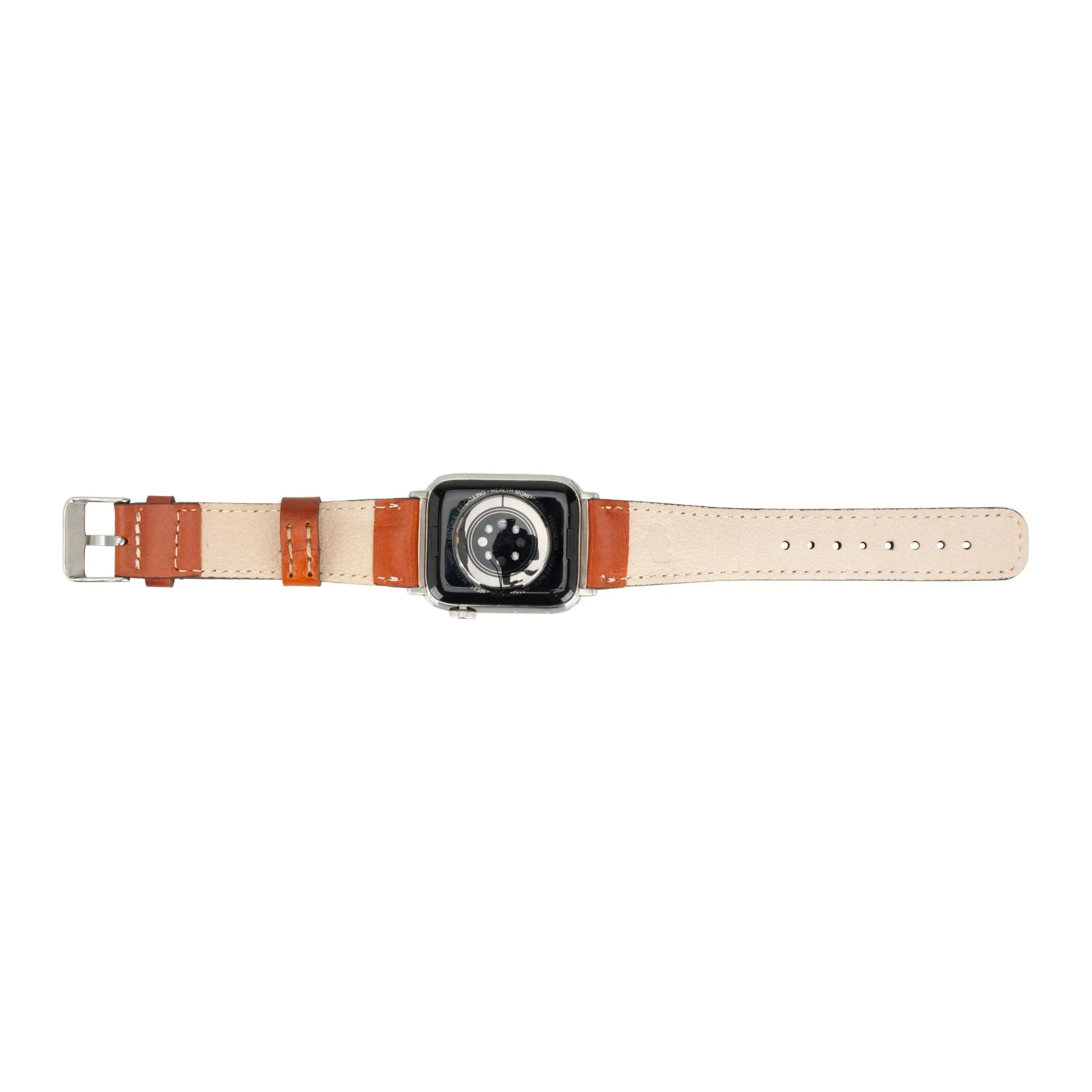 Classic Band for Apple Watch 40mm / 41mm, Burnished Tan, Silver Hardware