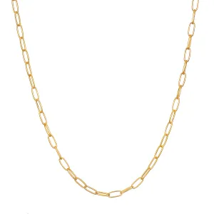 Classic Beauty Paperclip Chain Necklace