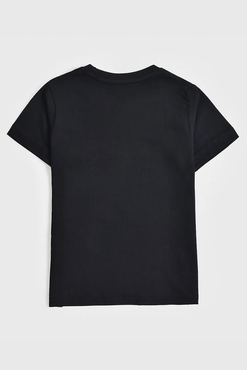 Classic Black Cotton Tee