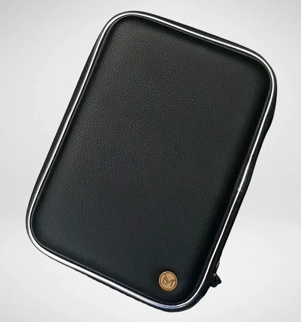 Classic Black with Silver Trim Quran Case