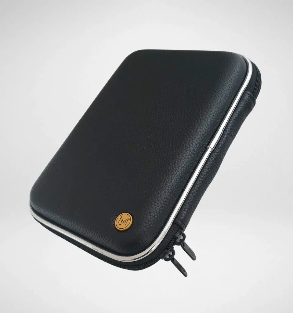 Classic Black with Silver Trim Quran Case