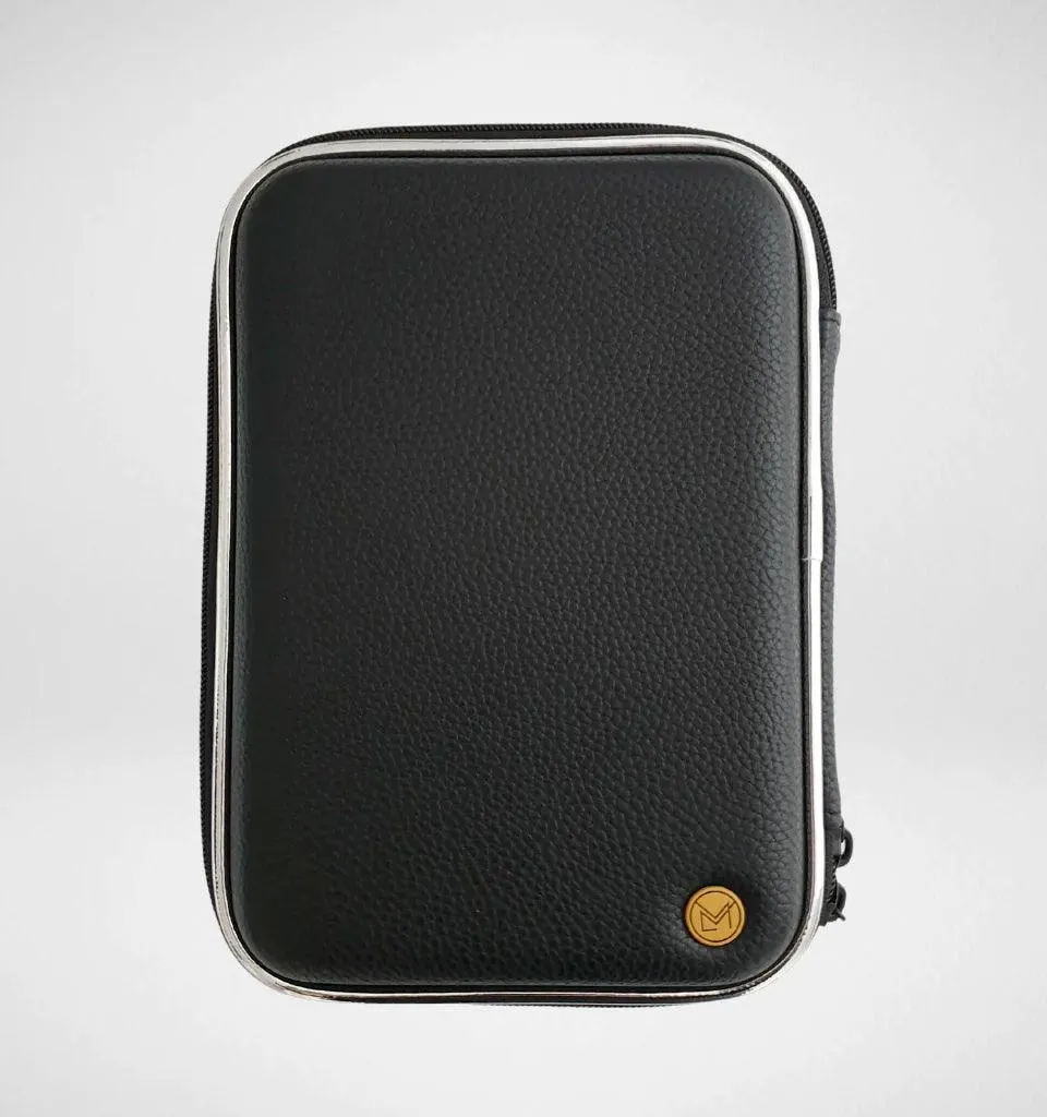 Classic Black with Silver Trim Quran Case