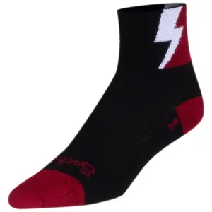 Classic Bolt Bike Socks - Black