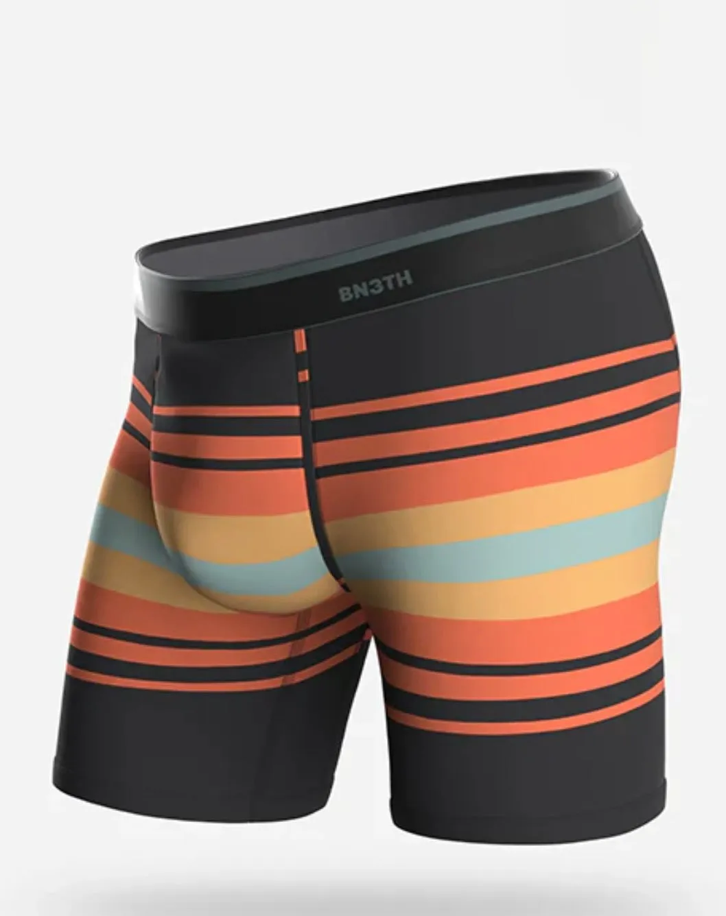 CLASSIC BOXER BRIEF: SUNDAY STRIPE - BLACK