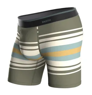 CLASSIC BOXER BRIEF: SUNDAY STRIPE - PINE