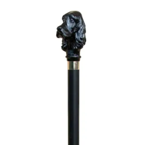 Classic Canes Black Cocker Spaniel Collector's Cane