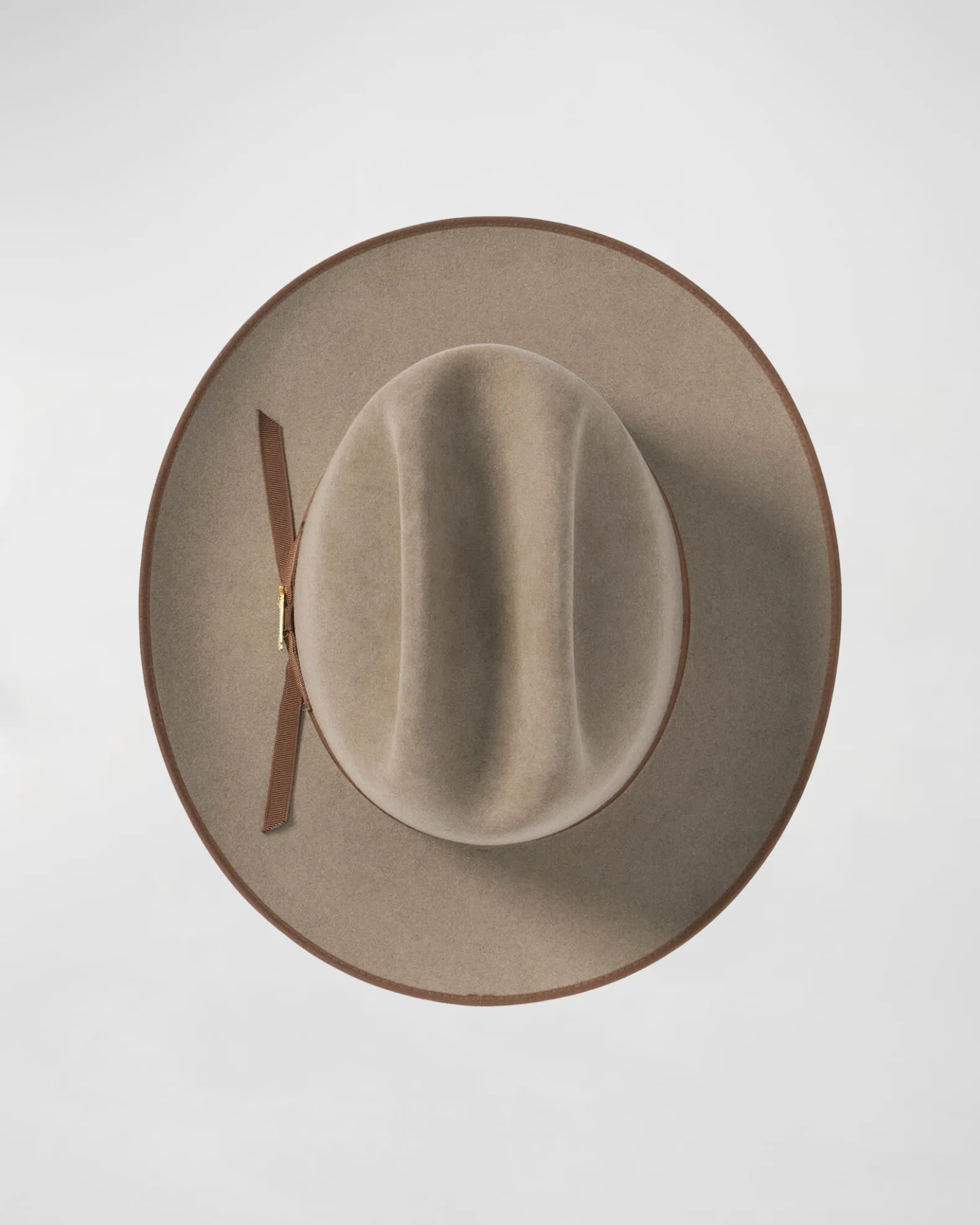 Classic Charm Felt Outdoor Hat in Brown