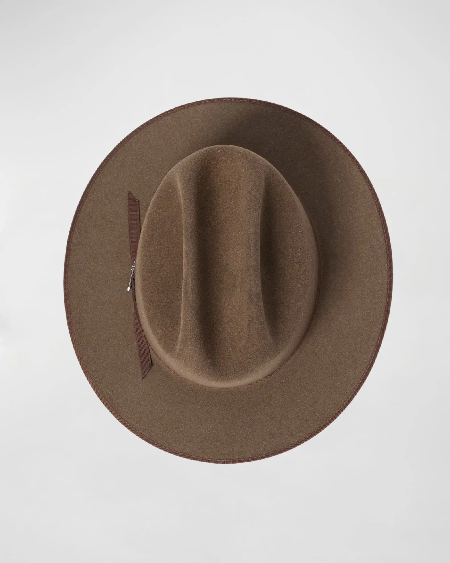 Classic Charm Felt Outdoor Hat in Brown