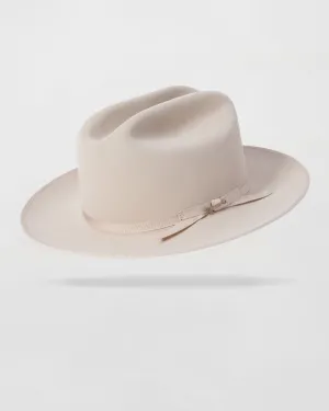 Classic Charm Felt Outdoor Hat in Silverbelly