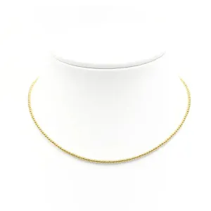 Classic Choker 14K Gold Filled Beaded Necklace