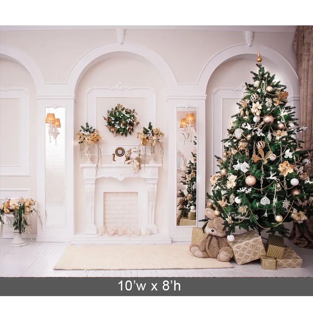 Classic Christmas Printed Backdrop