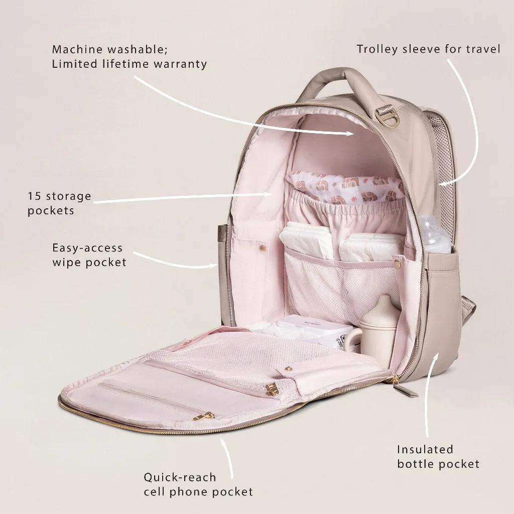 Classic Diaper Backpack - Taupe