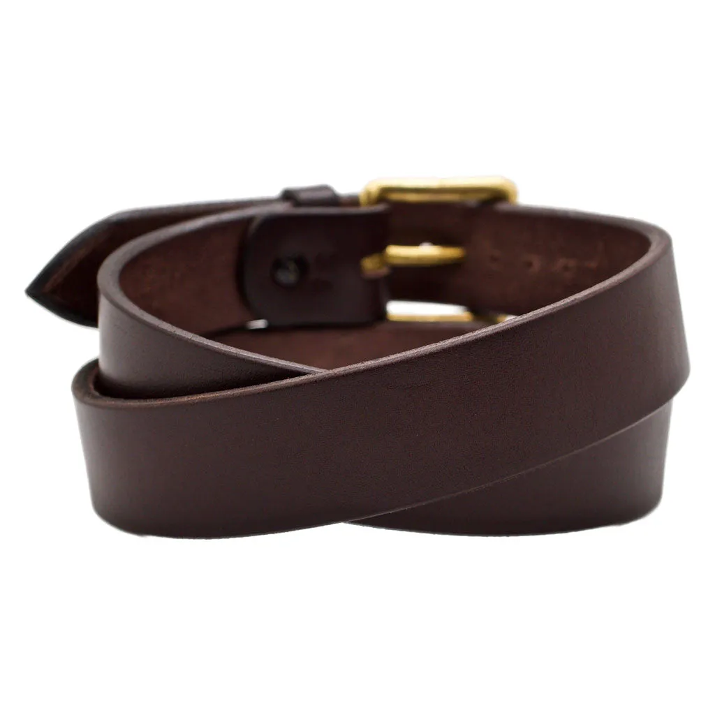 CLASSIC ESPRESSO Dark Brown 1.5 Leather Belt