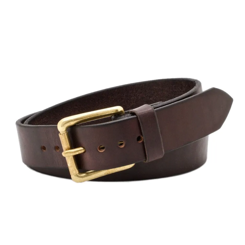 CLASSIC ESPRESSO Dark Brown 1.5 Leather Belt