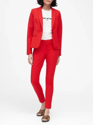 Classic-Fit Blazer in Hot Red