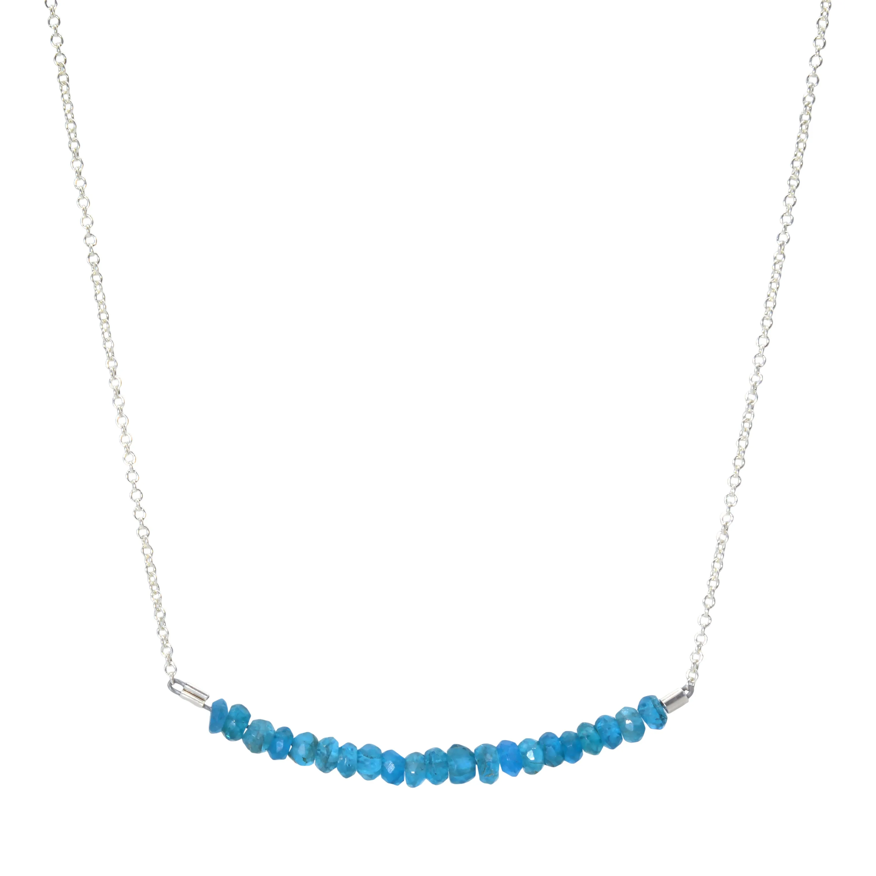 Classic Gemstone Bar Necklace