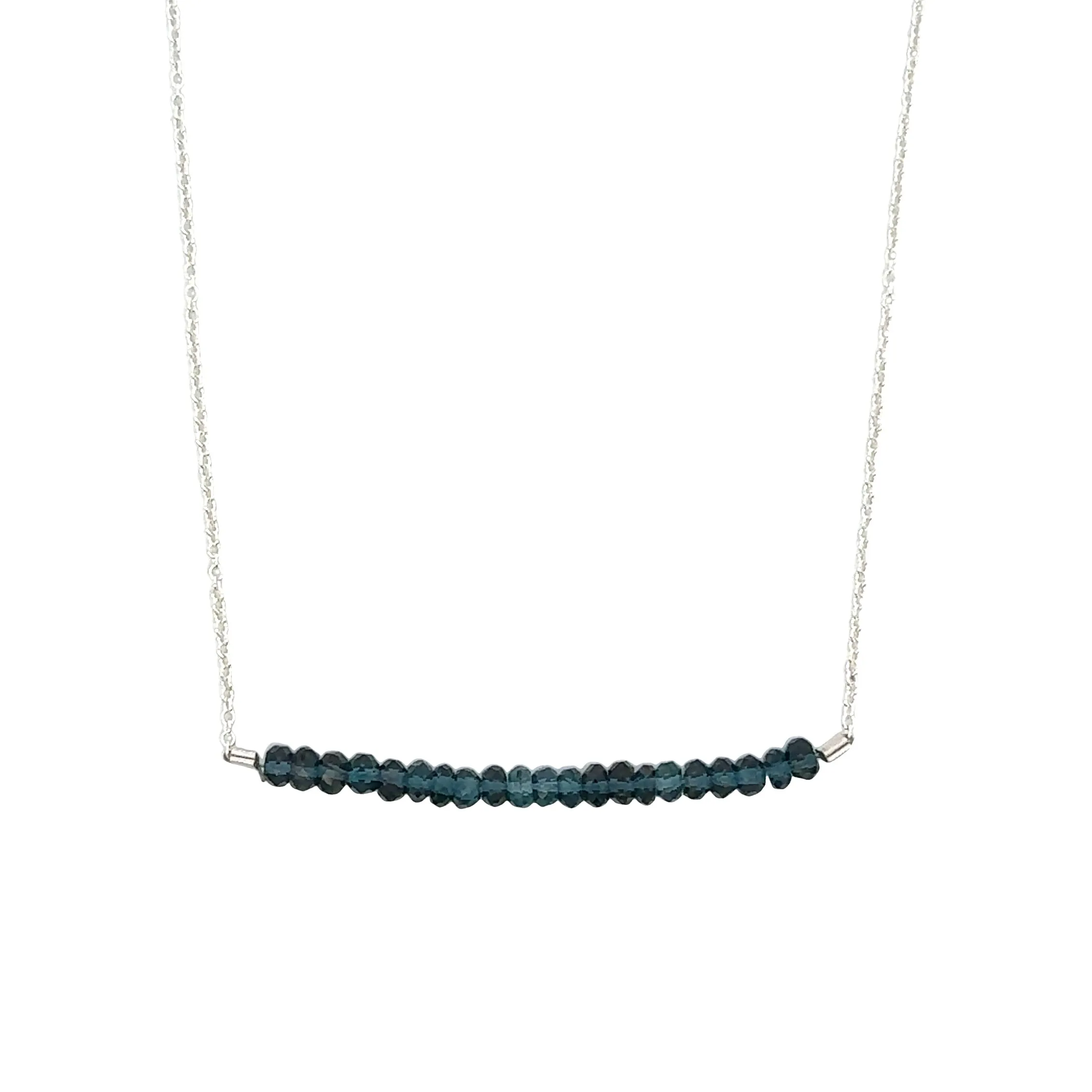 Classic Gemstone Bar Necklace