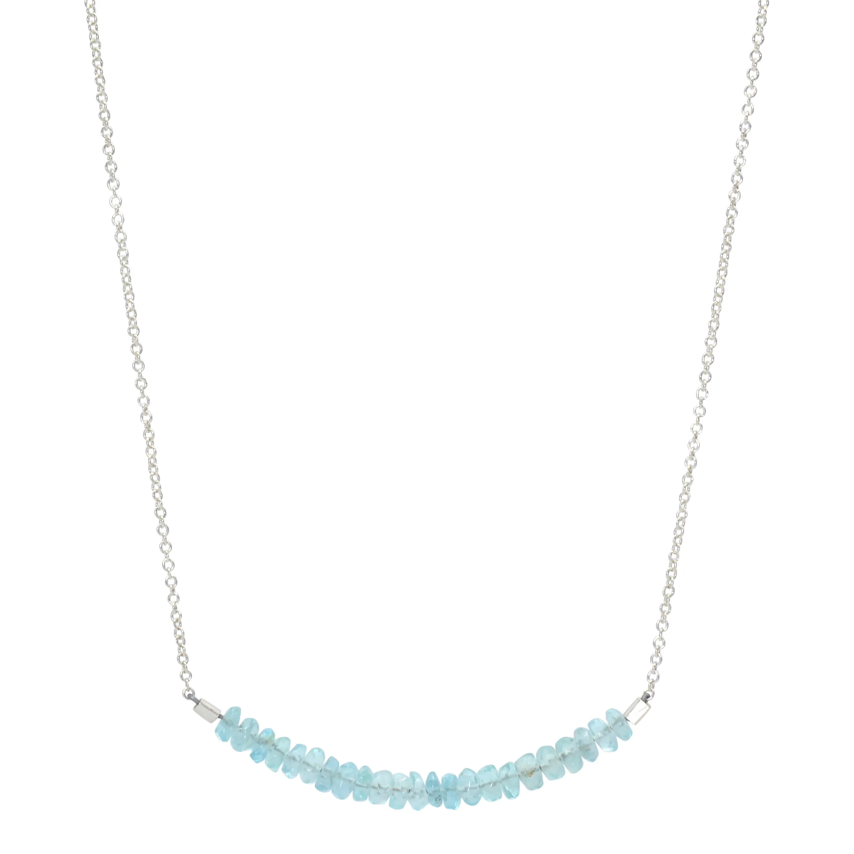 Classic Gemstone Bar Necklace