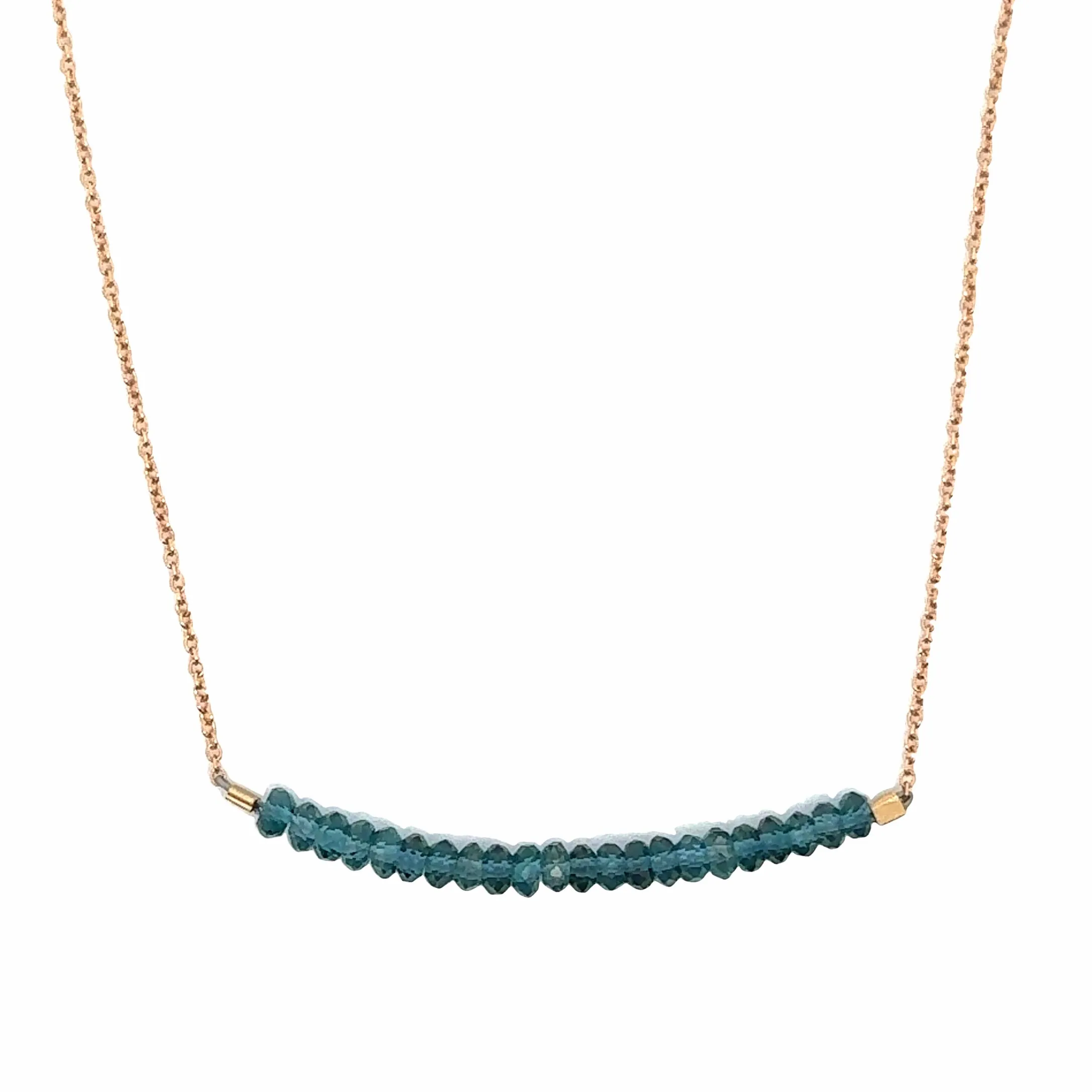 Classic Gemstone Bar Necklace