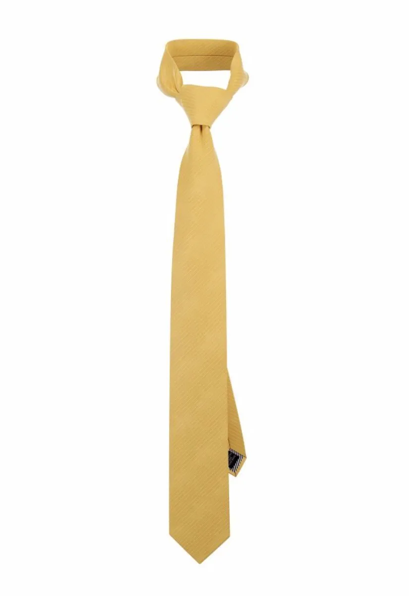 Classic Gold Striped Traditional Tie