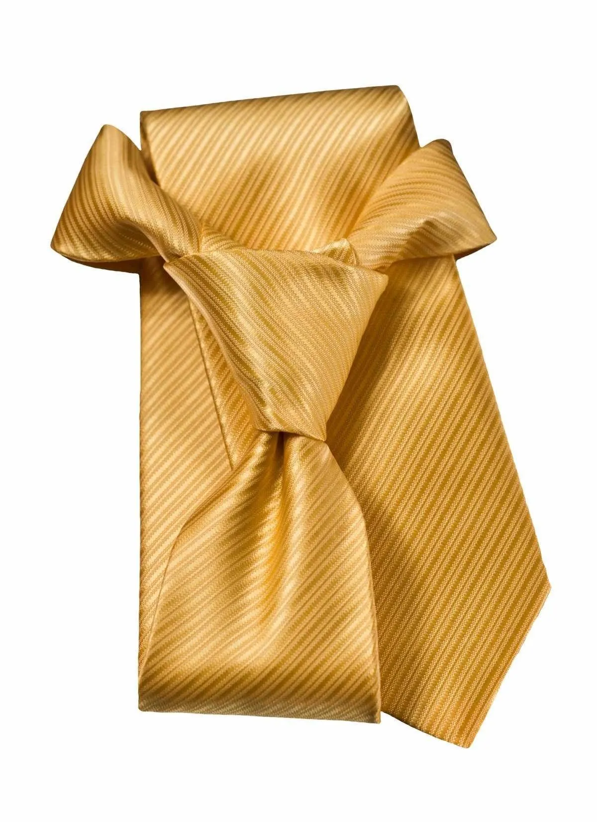 Classic Gold Striped Traditional Tie