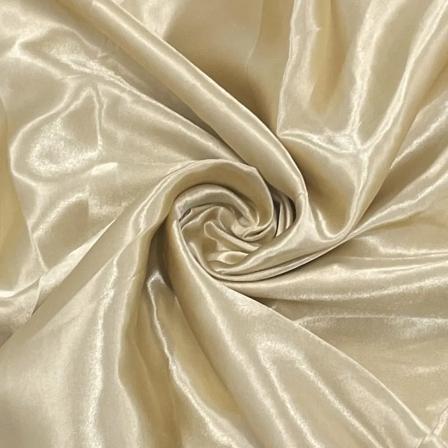 Classic Golden Semi Satin Fabric