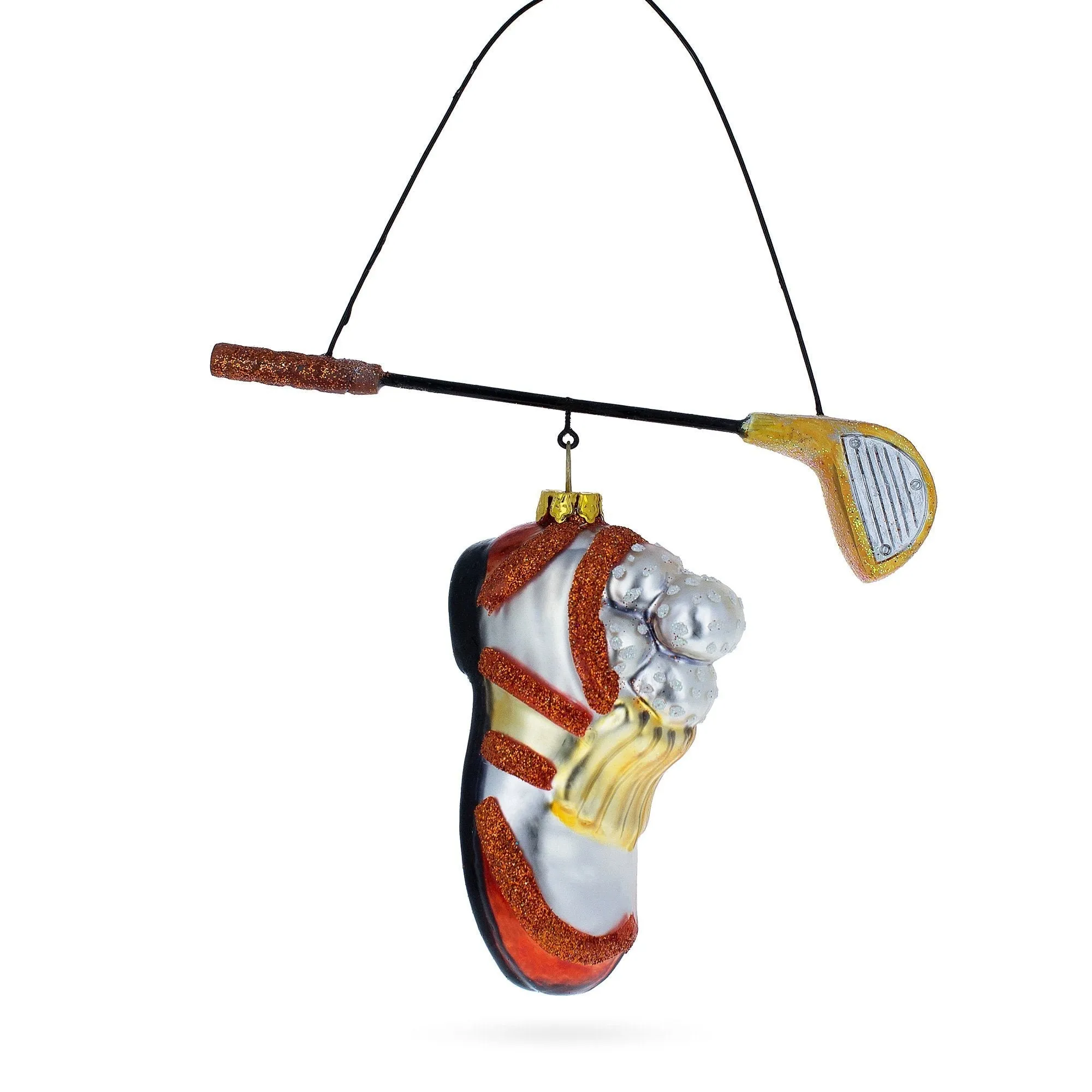 Classic Golf Essentials - Blown Glass Christmas Ornament