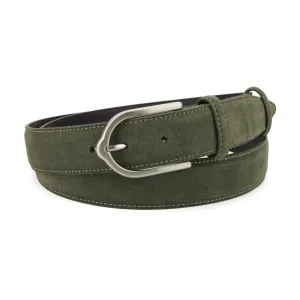 Classic Khaki Suede Belt