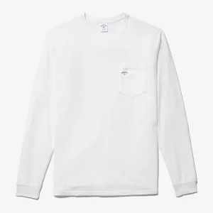 Classic Long Sleeve Pocket Tee - White