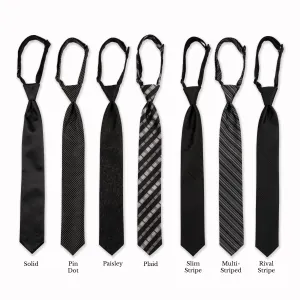 Classic Long Tie - Black