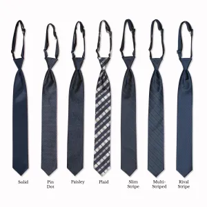 Classic Long Tie - Navy