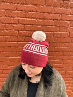 Classic Maroon Pom Beanie