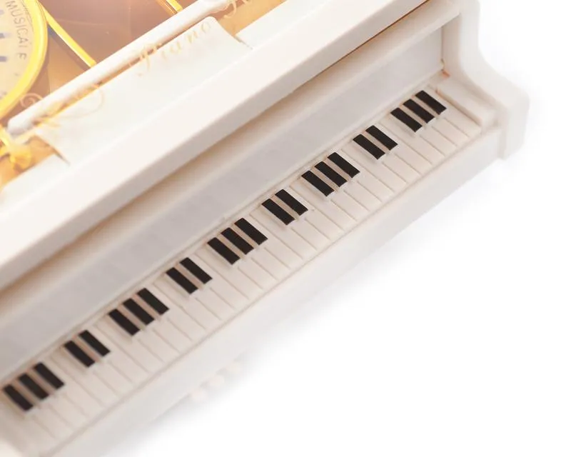 Classic Mechanical Piano Music Box with Dancing Ballerina