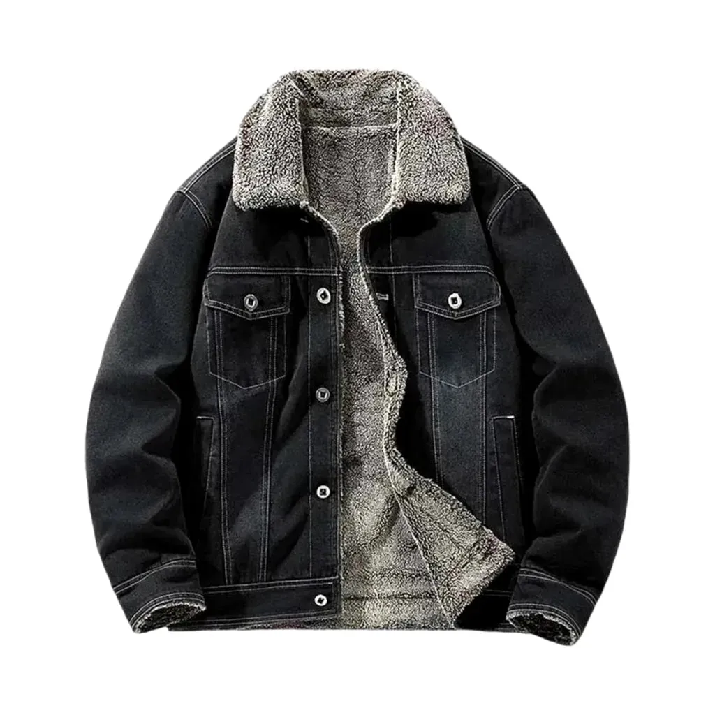 Classic men's denim jacket