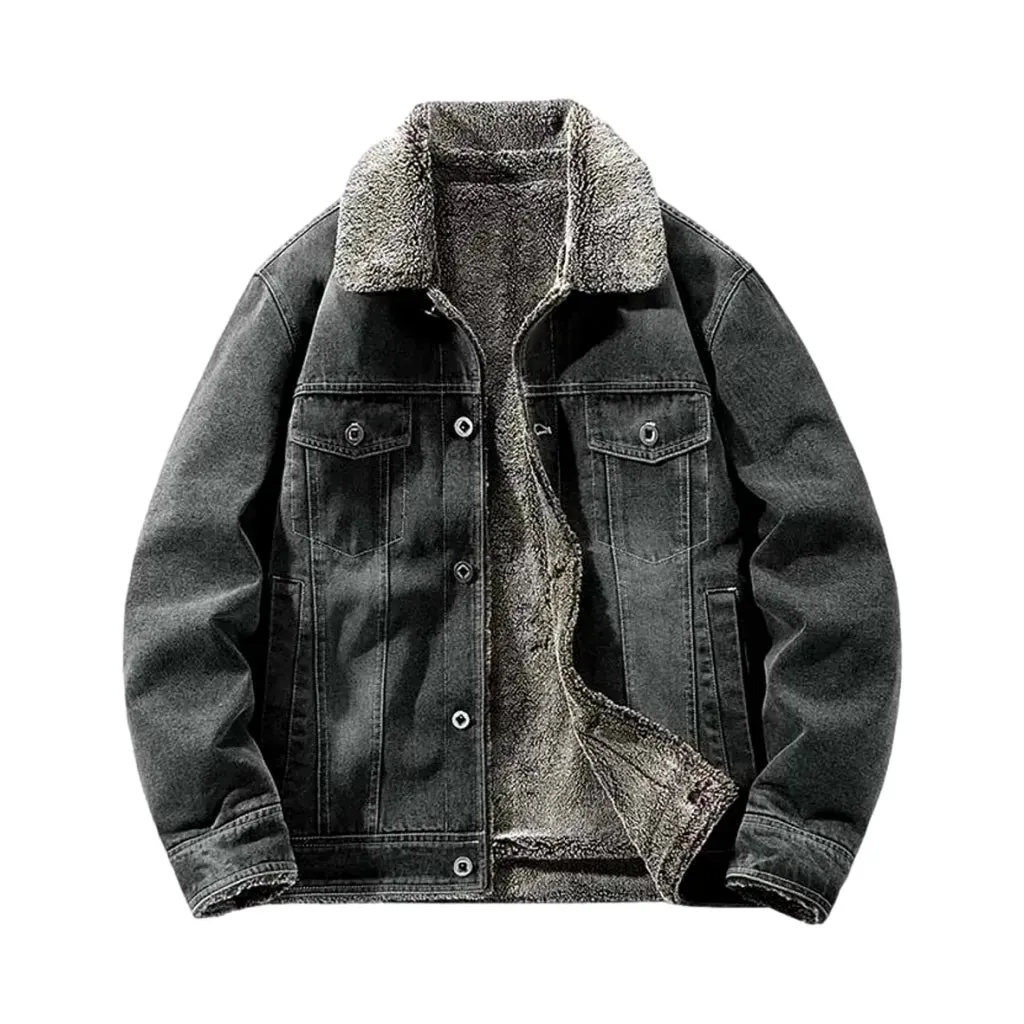 Classic men's denim jacket