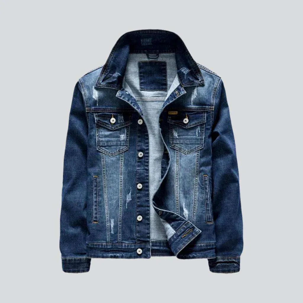 Classic men's jean jacket