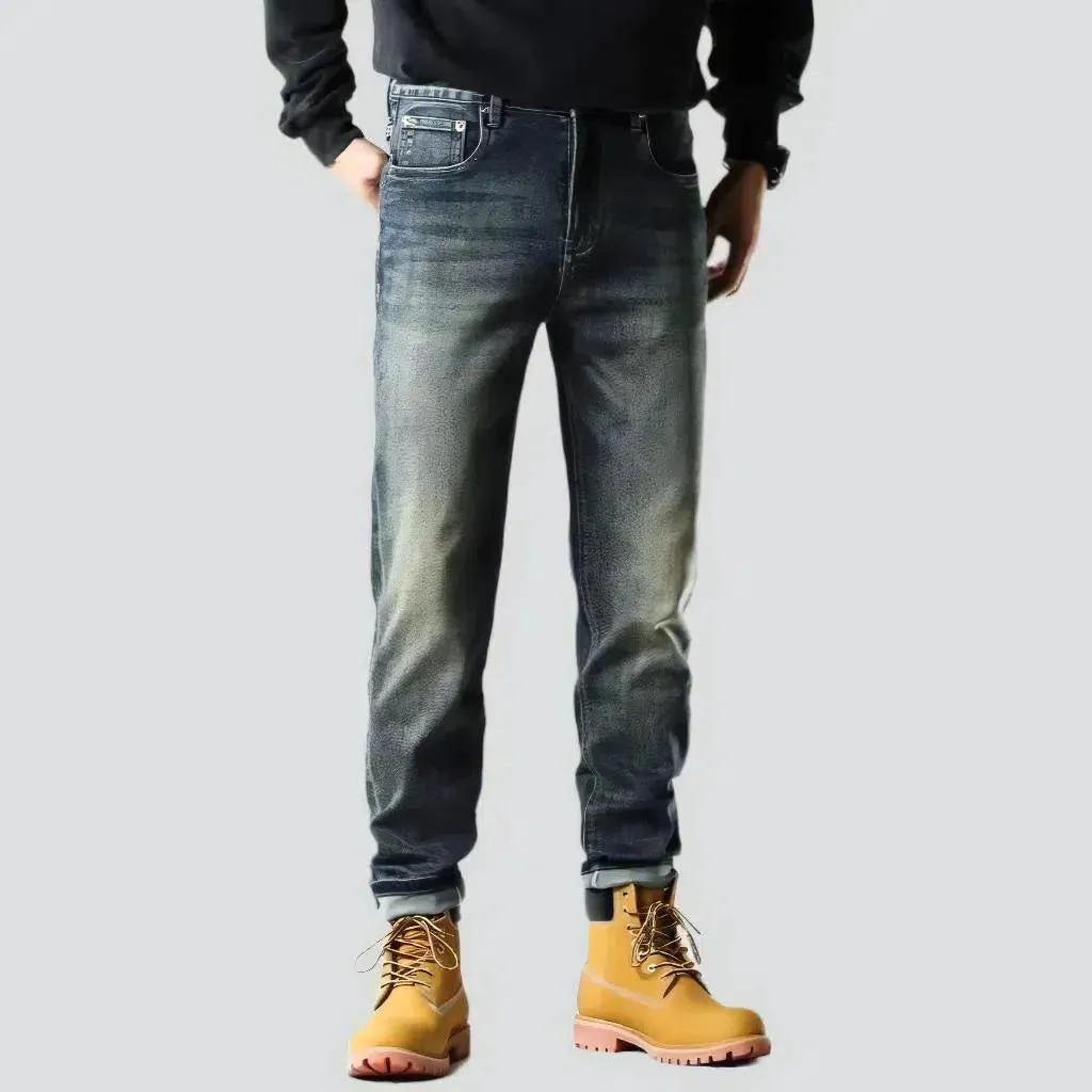 Classic men's tapered jeans