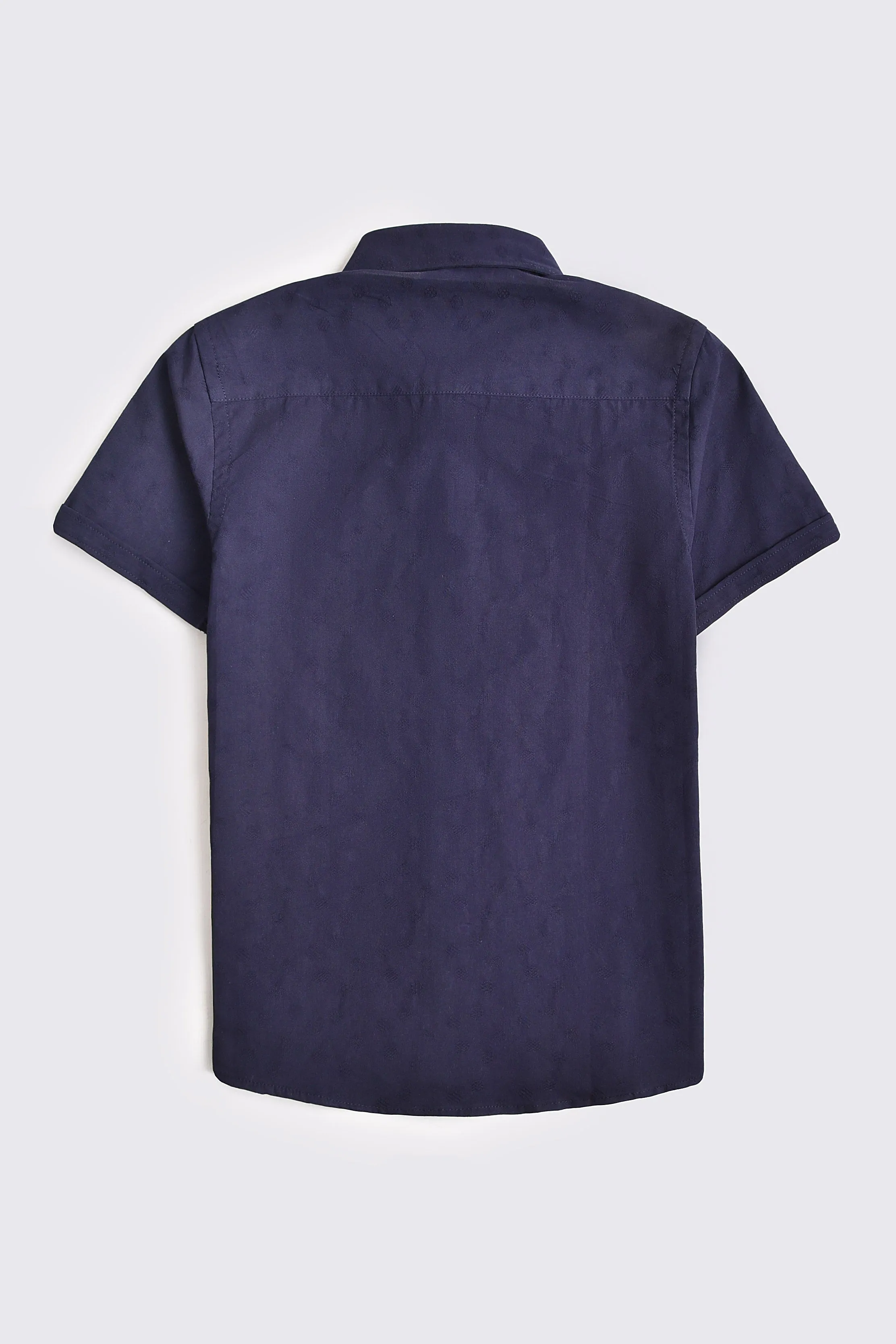 Classic Navy Blue Casual Shirt