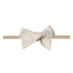 Classic Nylon Bow - Oat