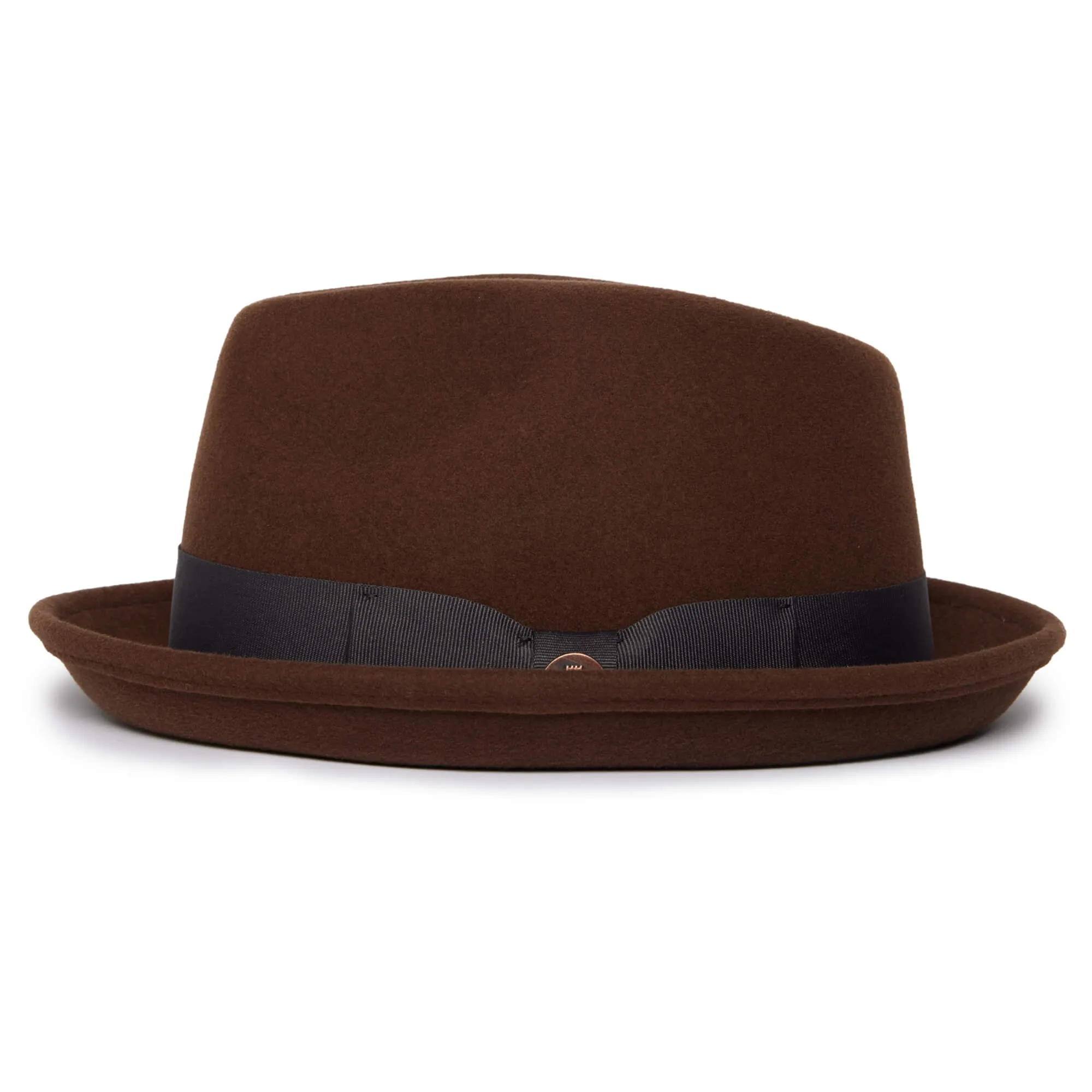 Classic Pork Pie Fedora Hat-Navy