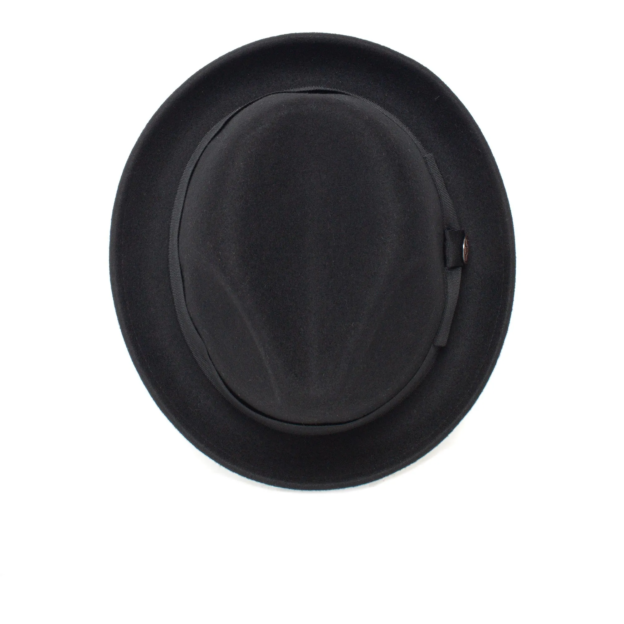 Classic Pork Pie Fedora Hat-Navy