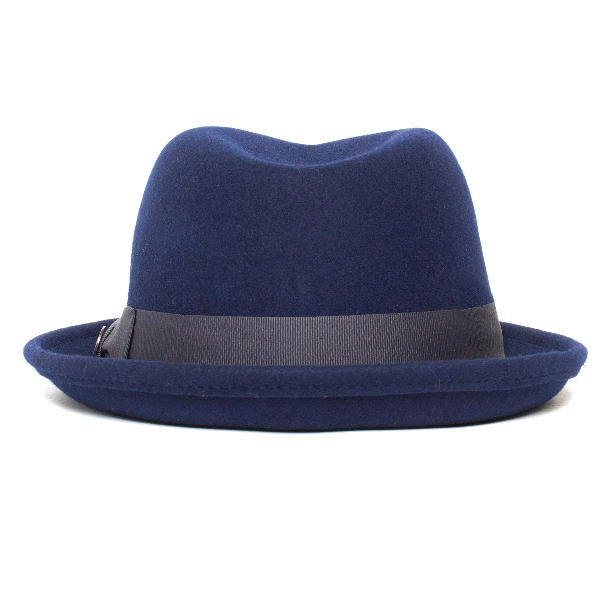 Classic Pork Pie Fedora Hat-Rust