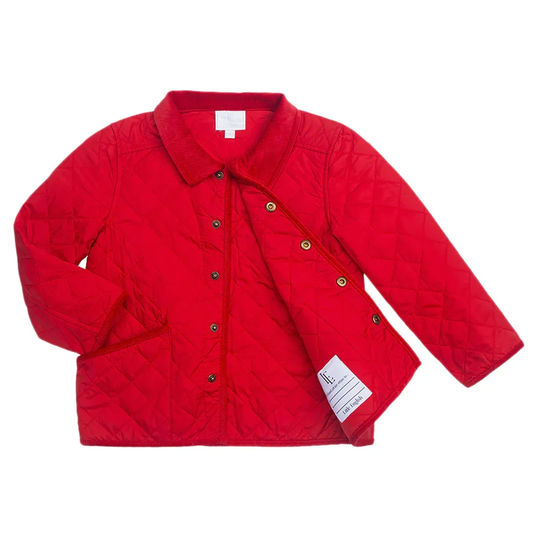 Classic Quilted Jacket - Red