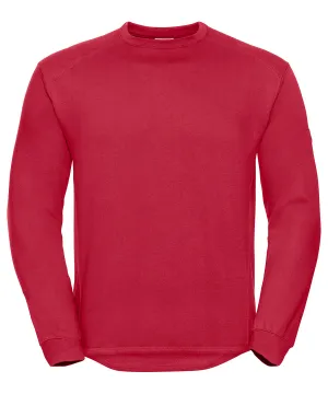 Classic Red - Heavy-duty crew neck sweatshirt