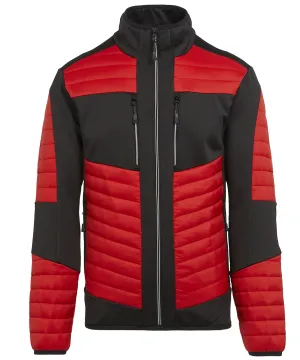 Classic Red/Black - E-Volve unisex thermal hybrid jacket